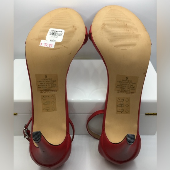 NWT Express || Ankle Strap Heeled Sandals👠 || Size 9 US - Picture 9 of 12
